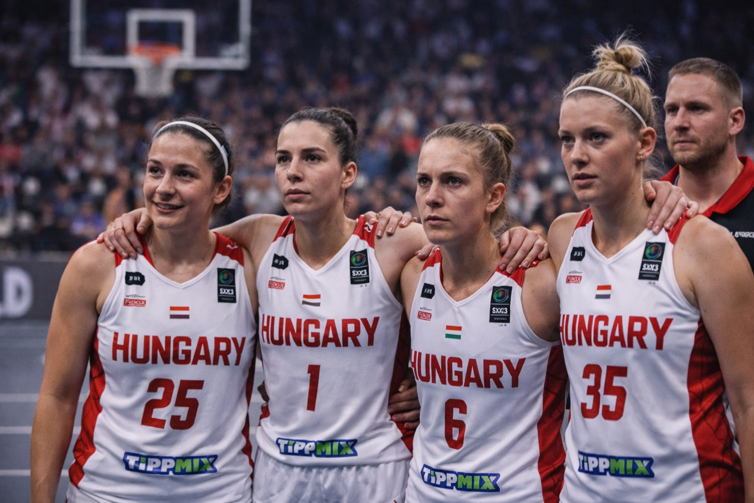 A magyar női 3x3 csapat