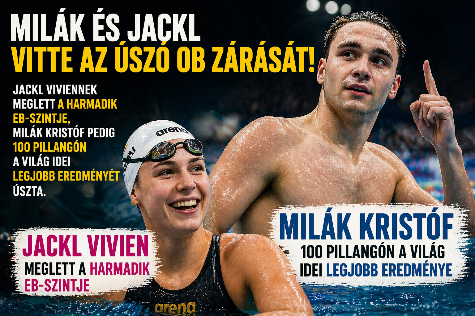 Úszó OB zárás és rekordok