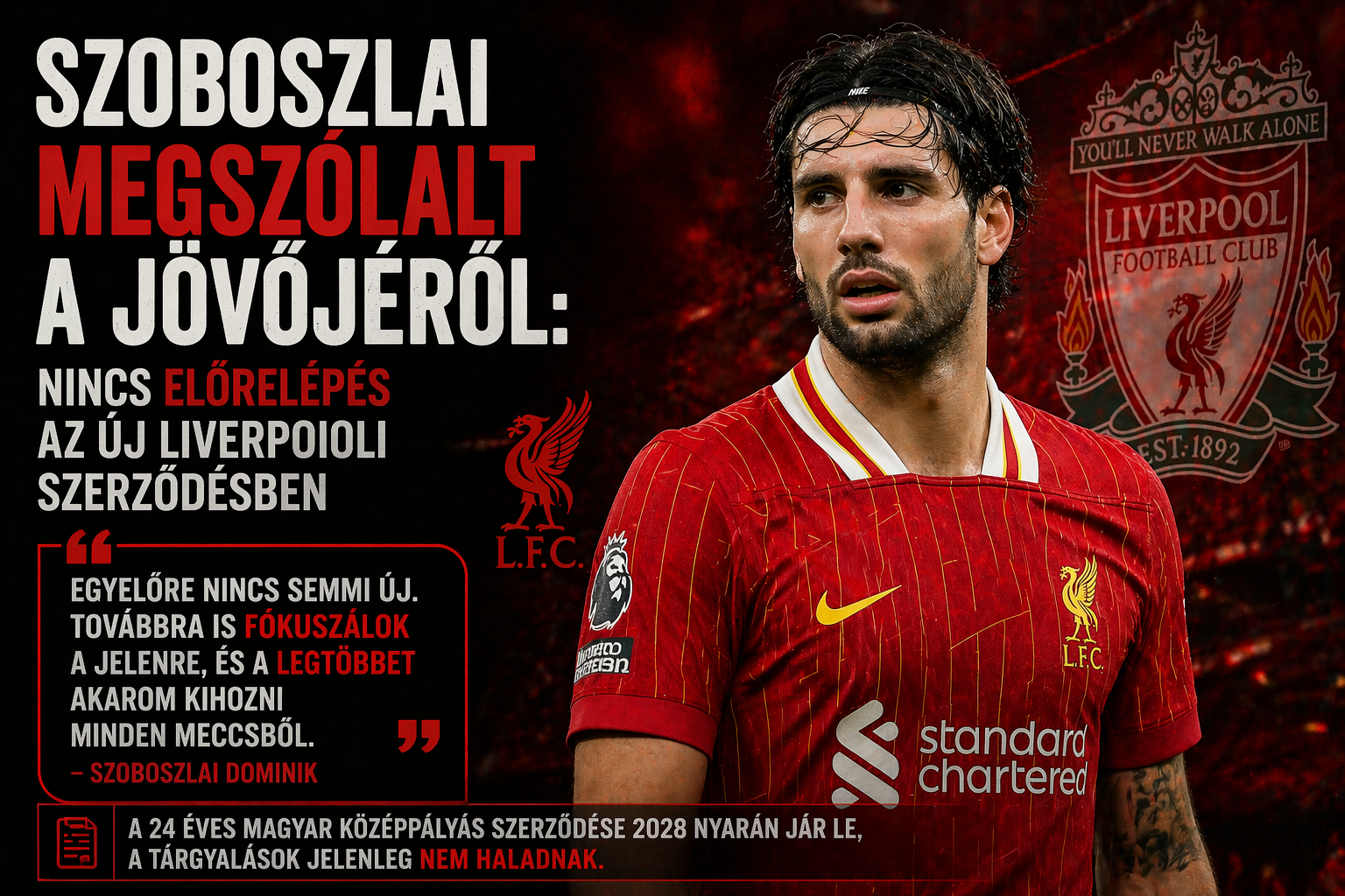 Szoboszlai: Továbbra is a jelenre fókuszál