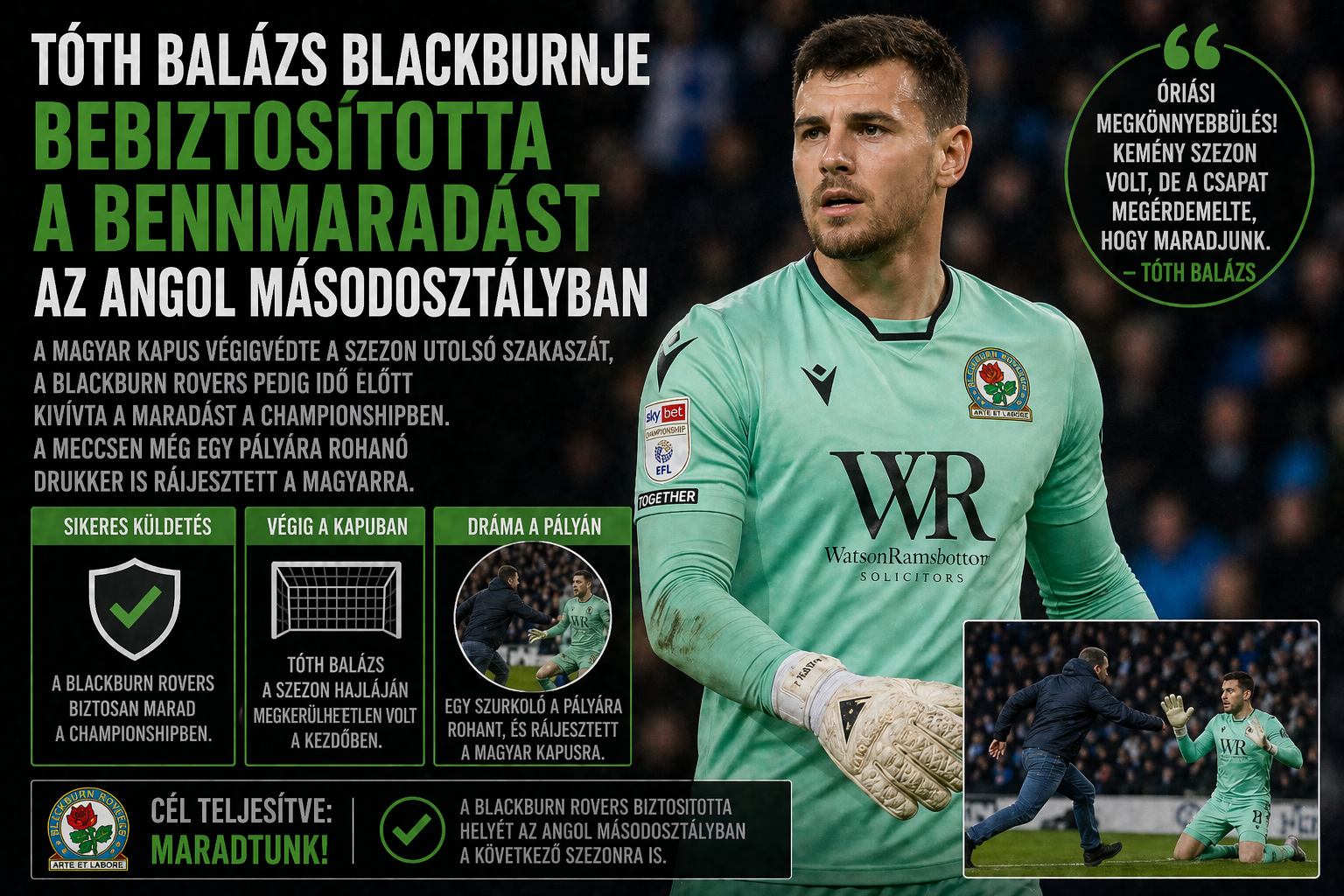 Tóth Balázs biztosította a bennmaradást