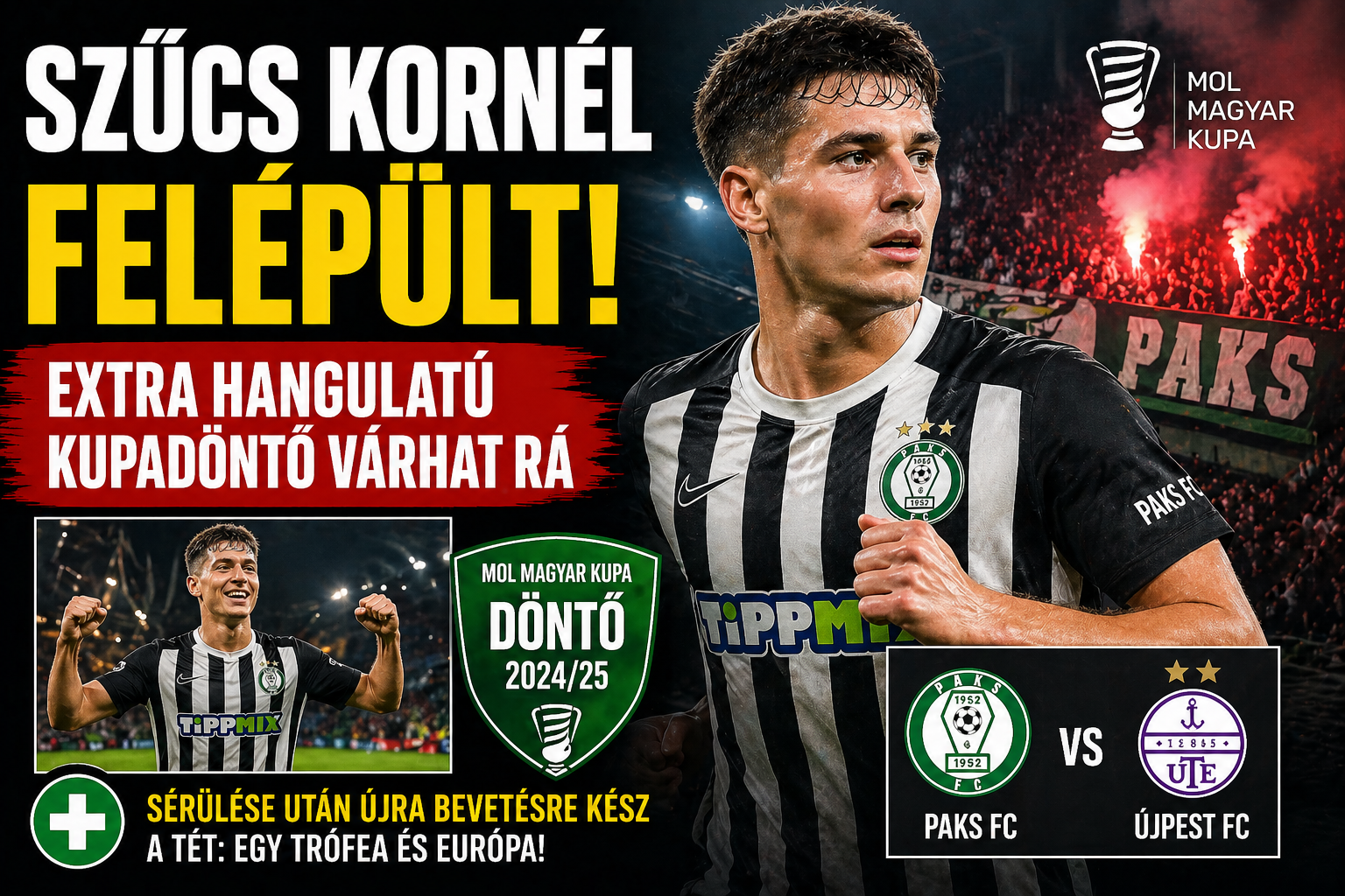 Szűcs Kornél: Készen a kupadöntőre