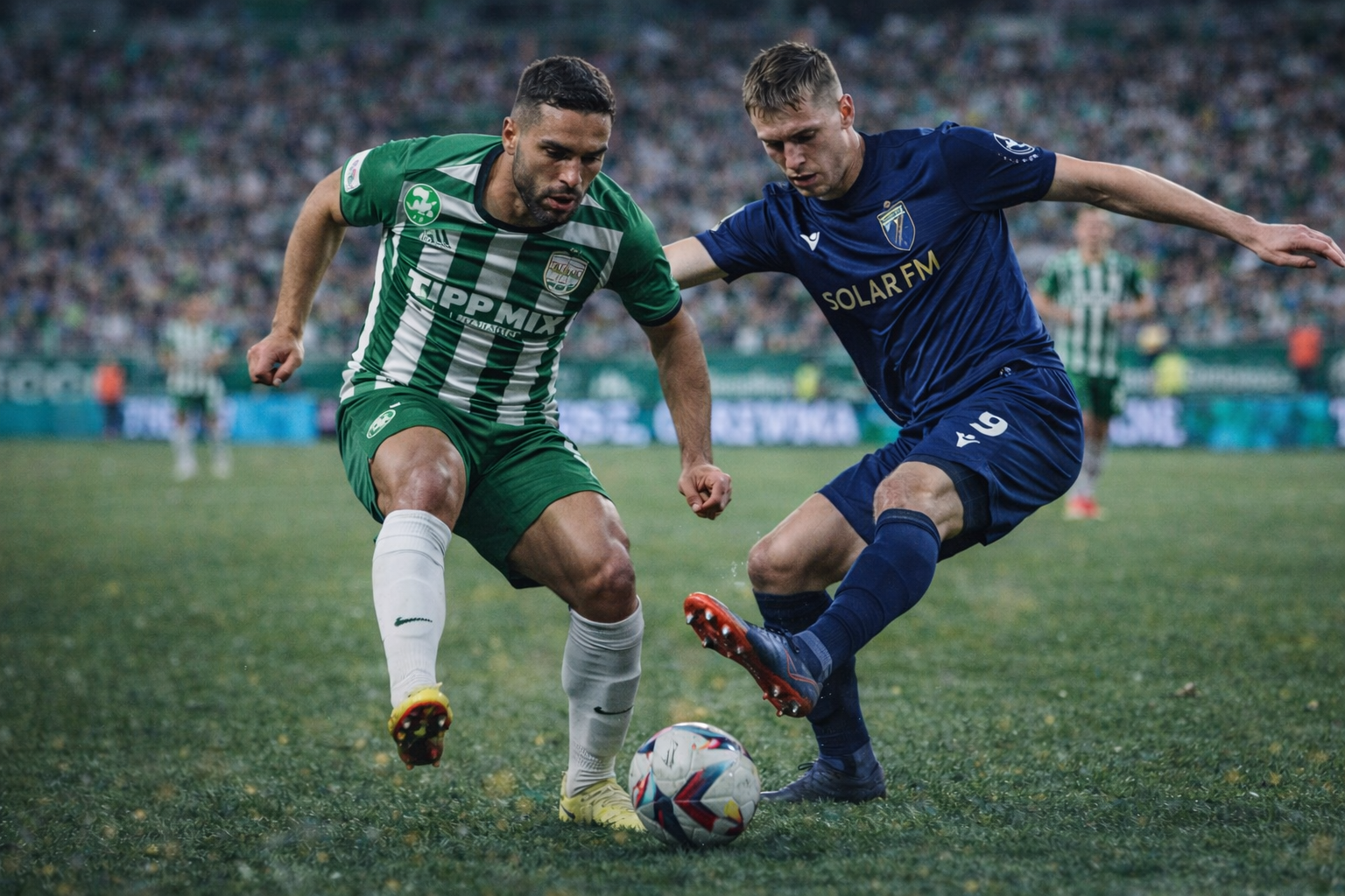 Ferencváros és Puskás Akadémia küzdelme