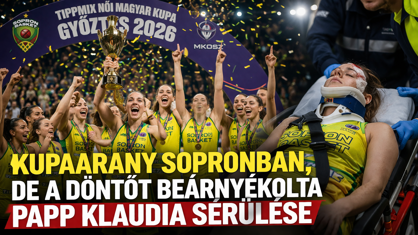 Kupa és sérülés Sopronban