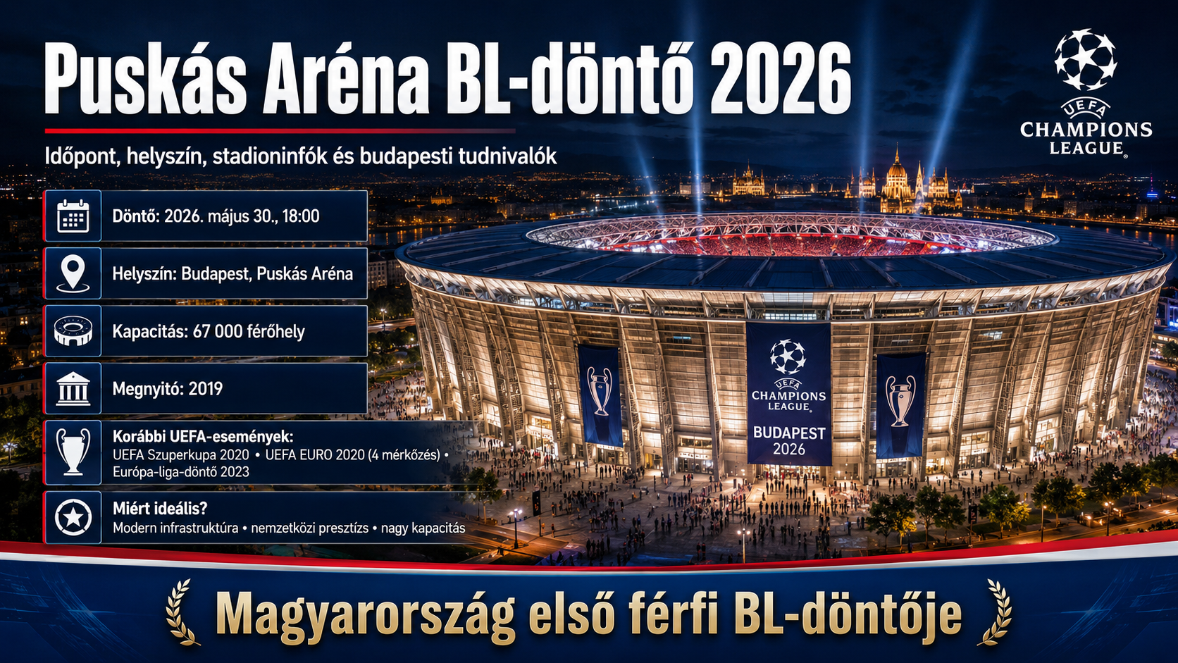 Puskás Aréna BL döntő 2026 tudnivalok