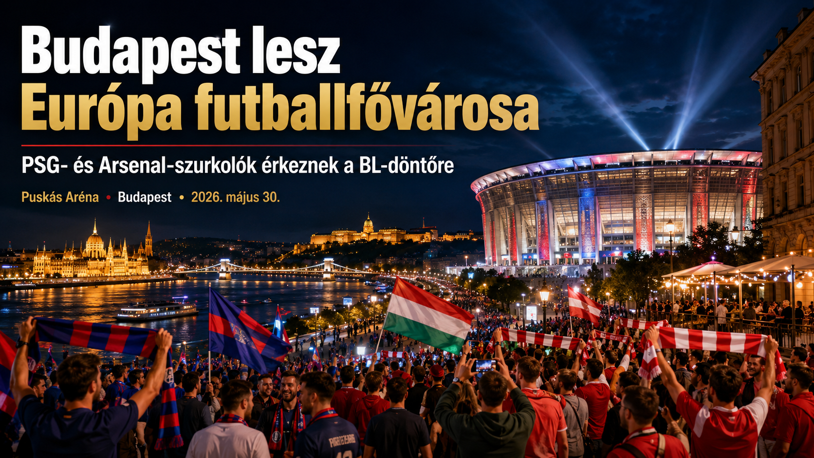 Budapest lesz Európa futballfővárosa: