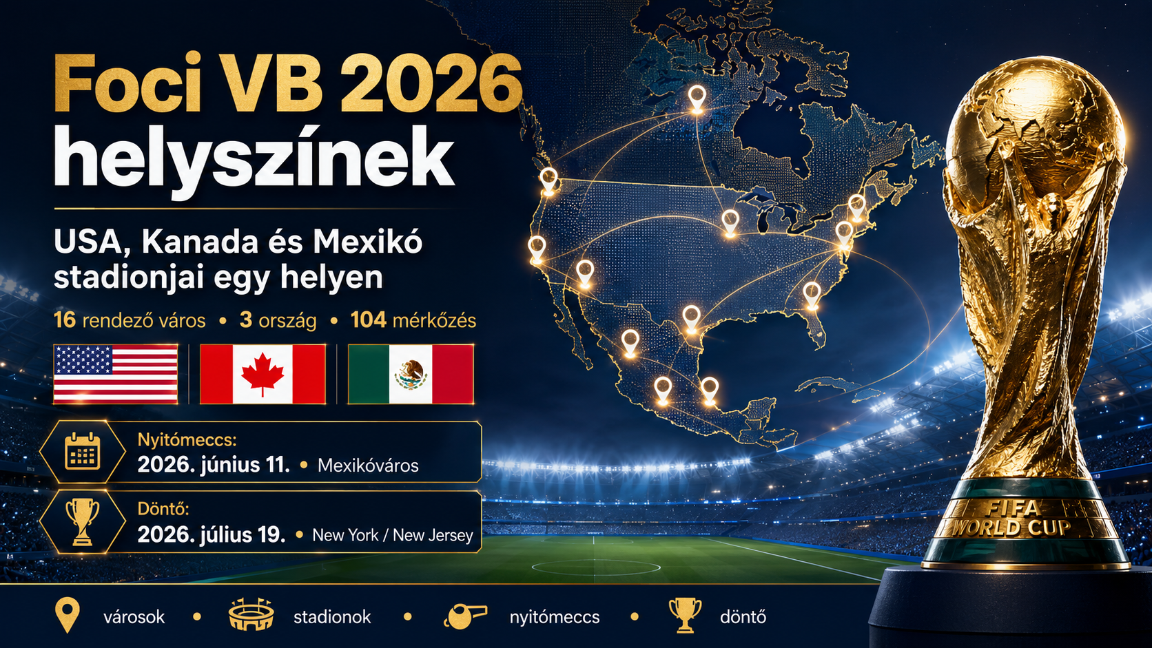 Foci VB 2026 helyszínek