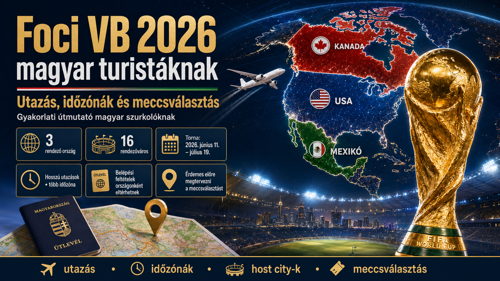 Foci VB 2026 magyar turistáknak