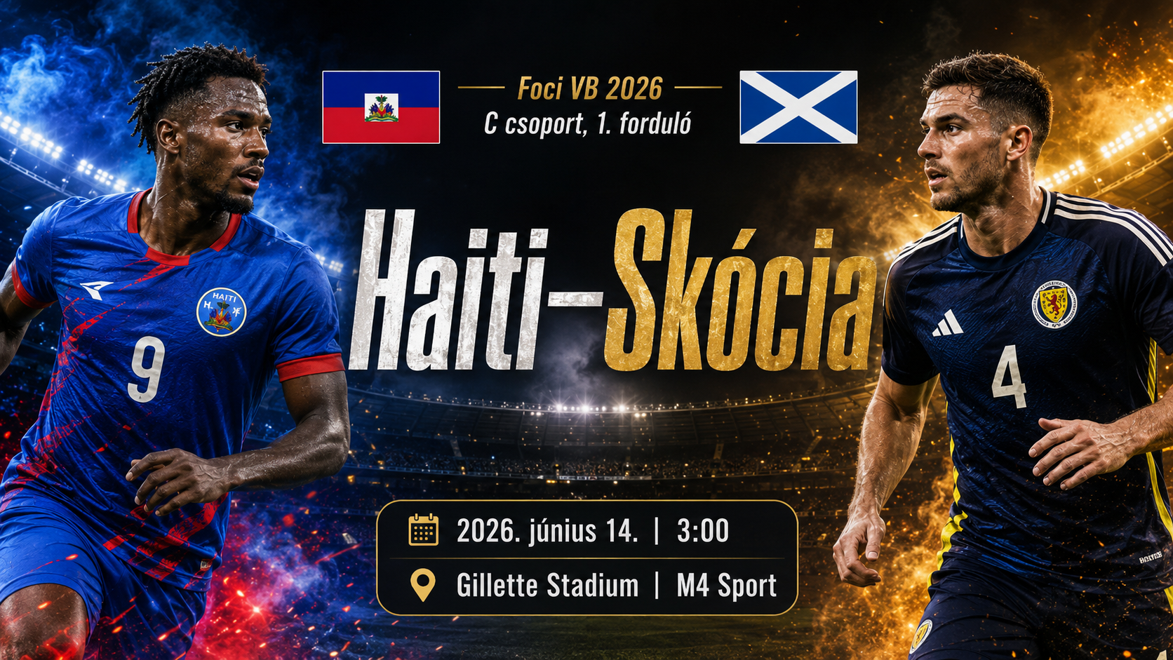 Haiti–Skócia mérkőzés beharangozó