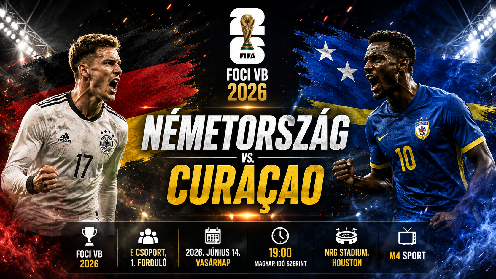 Németország vs Curaçao: Foci VB 2026