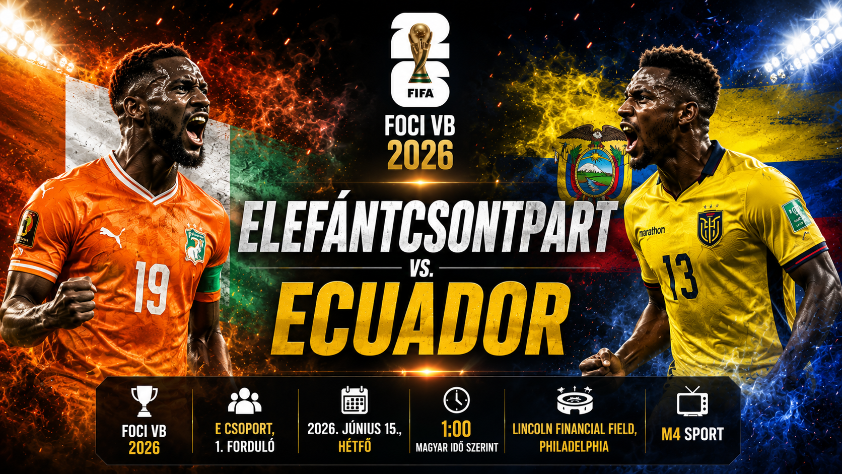 Elefántcsonpart: Foci VB 2026