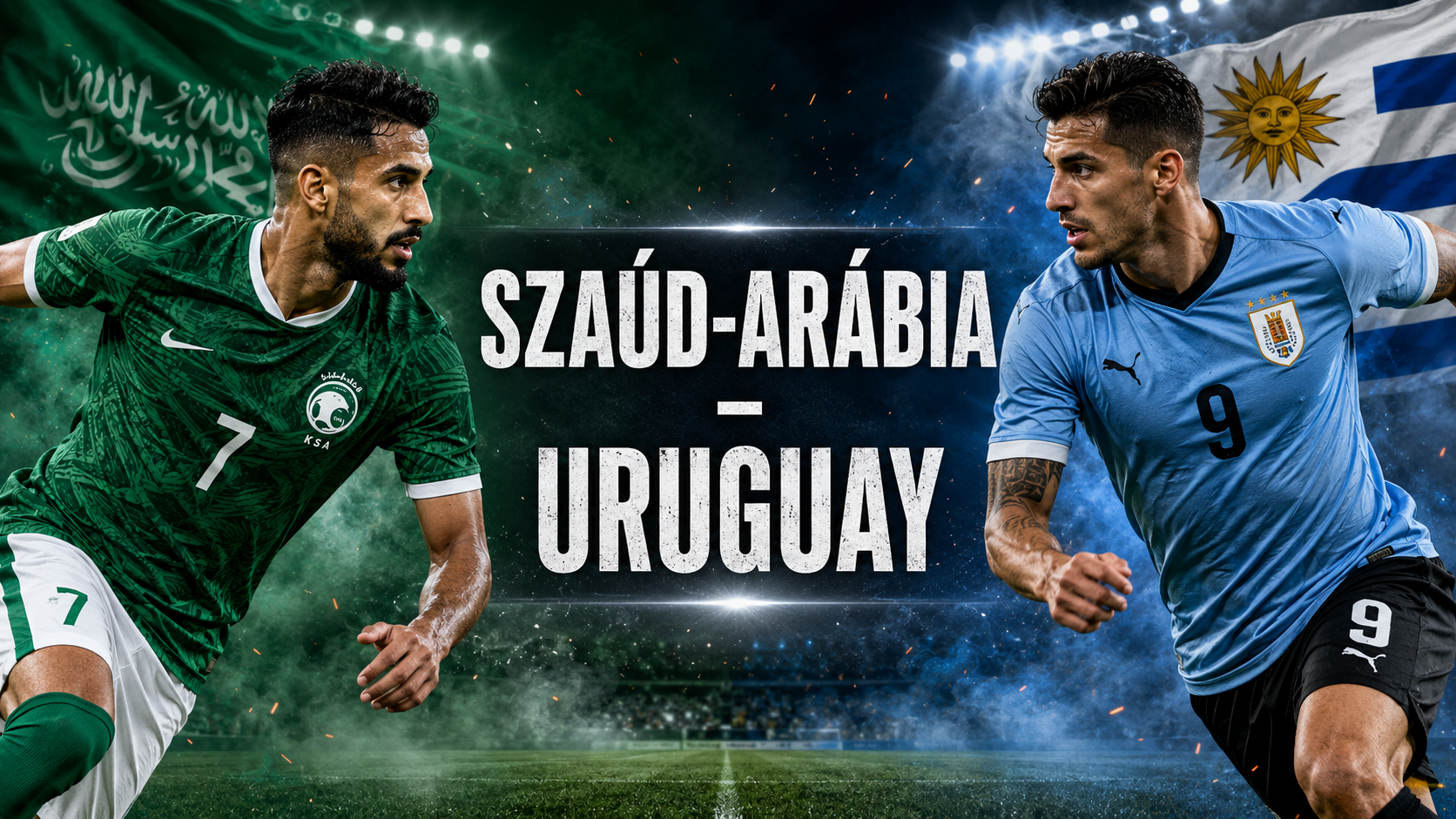Szaúd-Arábia vs Uruguay: Párharc