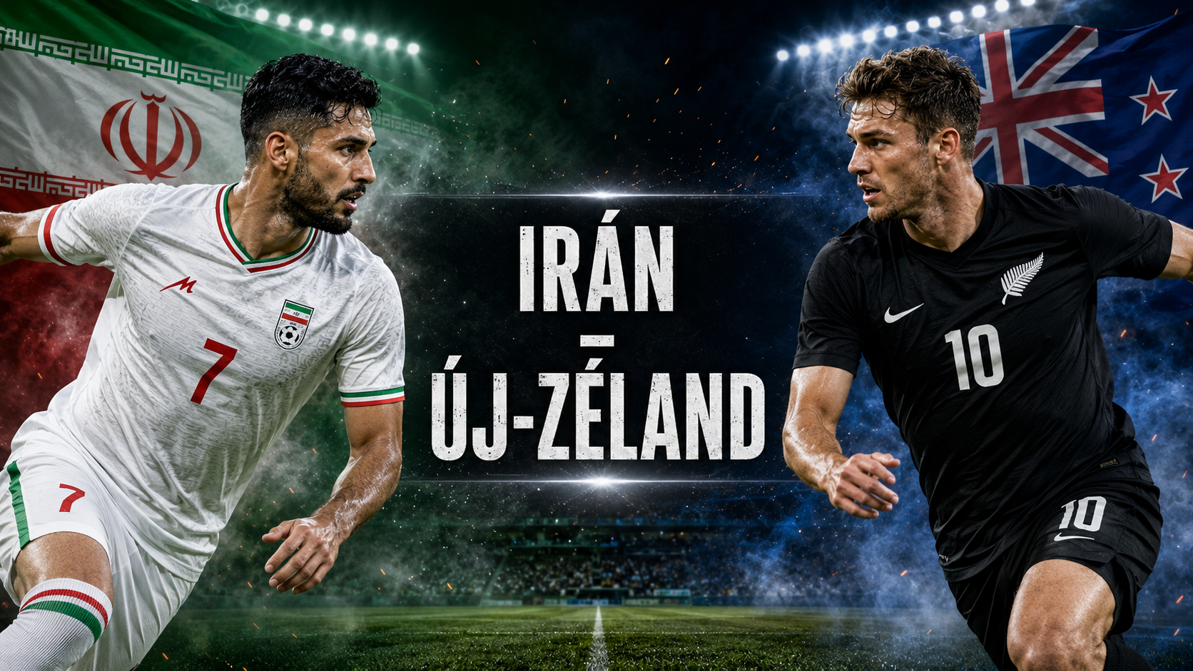 Irán vs Új-Zéland - A küzdelem kezdete