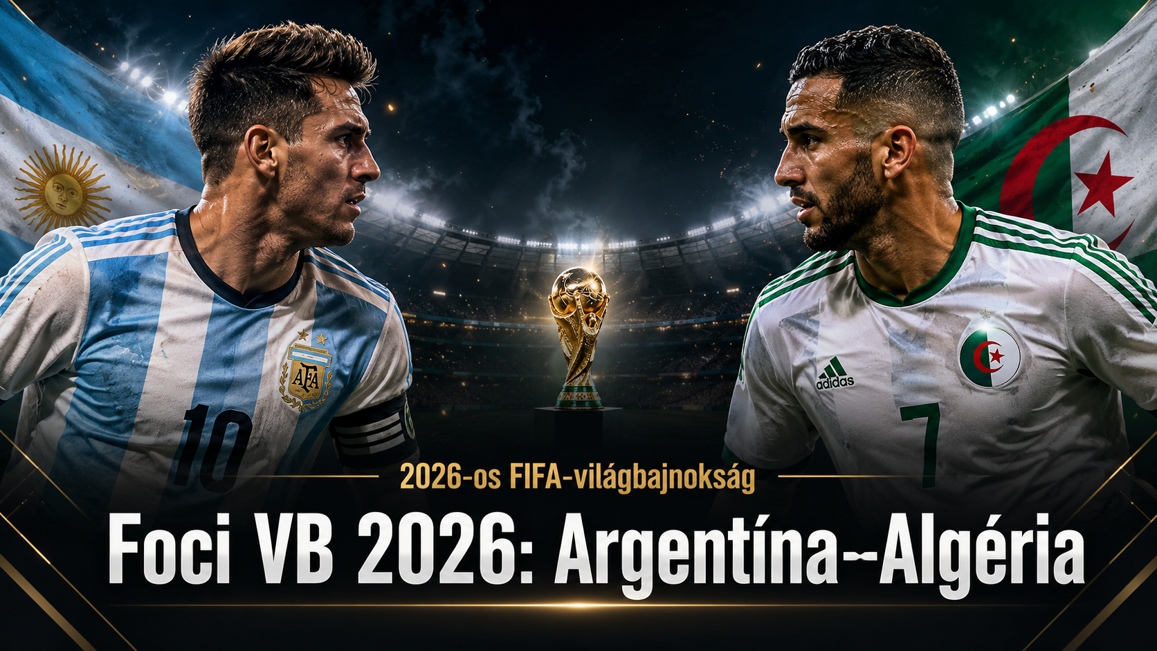 Foci VB 2026: Argentína–Algéria összecsapás