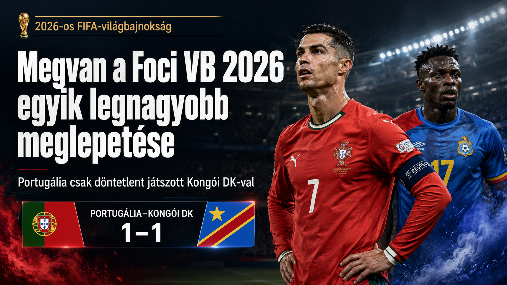Meglepetés a Foci VB-n