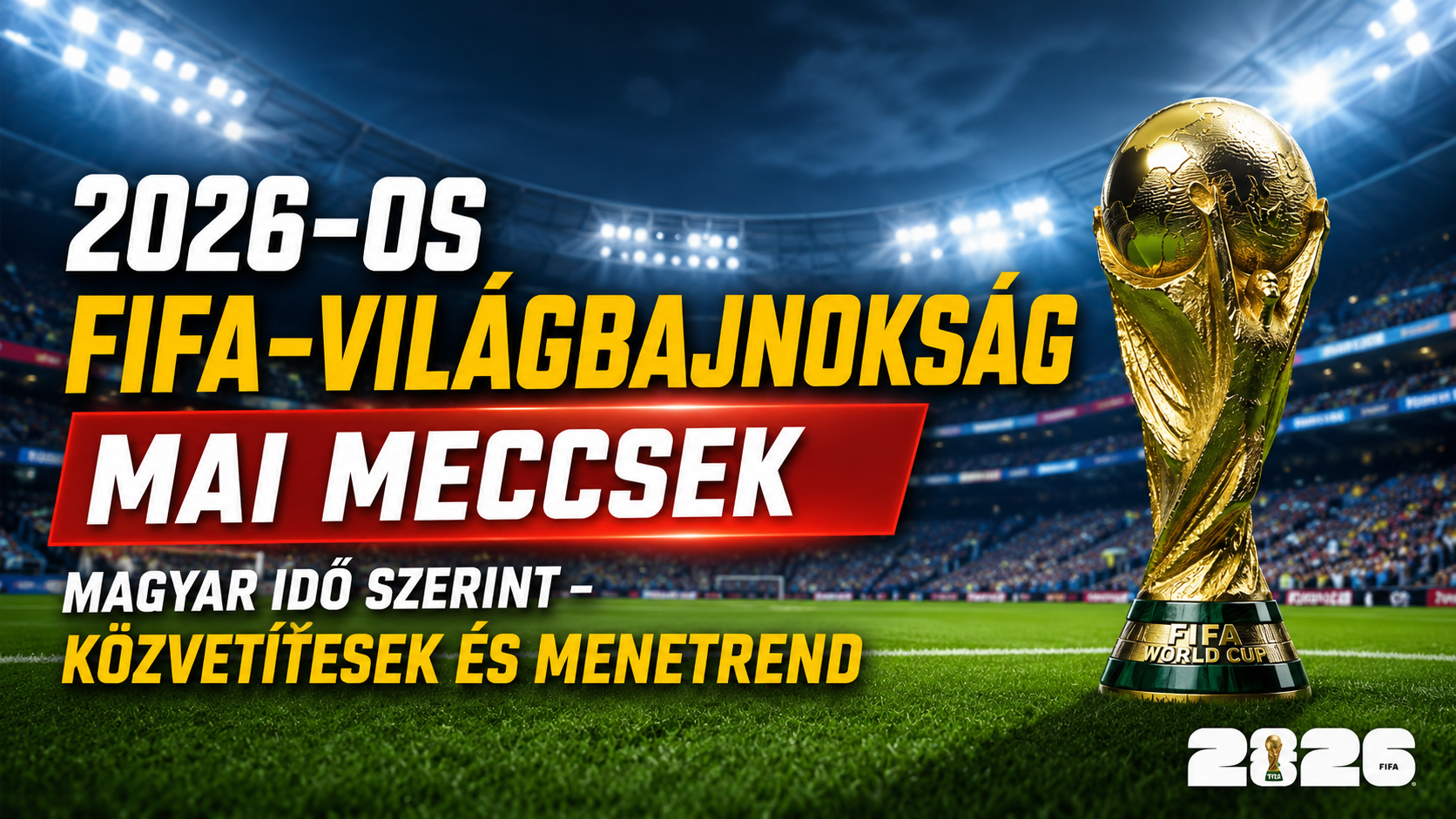 FIFA Világbajnokság 2026 plakát