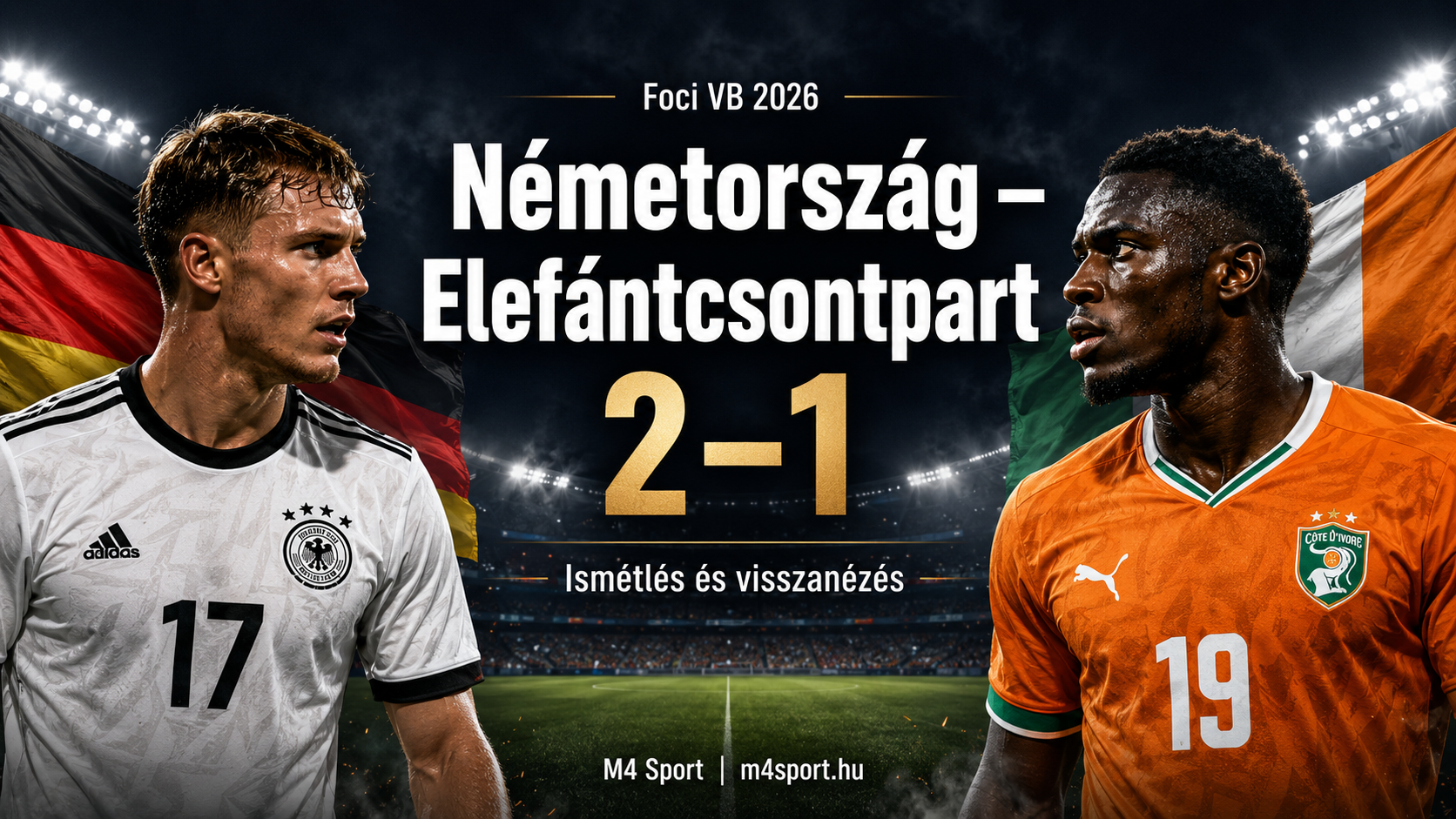 Németország vs Elefántcsontpart 2026