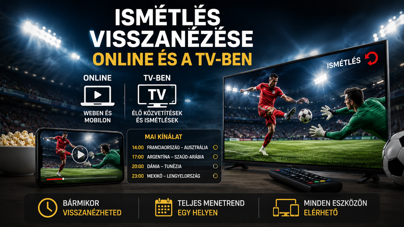 Ismétlés online és TV-ben