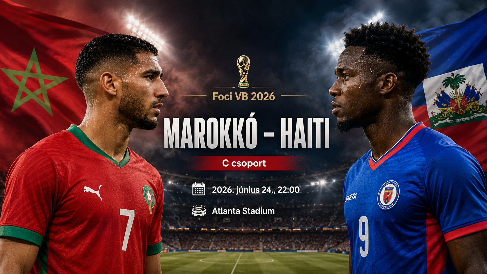 Marokkó – Haiti: Foci VB 2026