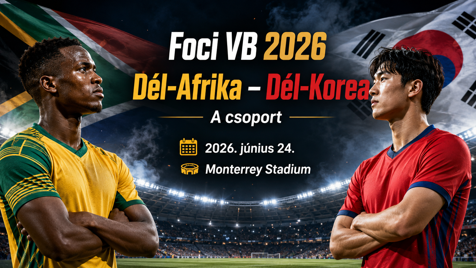 Foci VB 2026: Dél-Afrika vs Dél-Korea