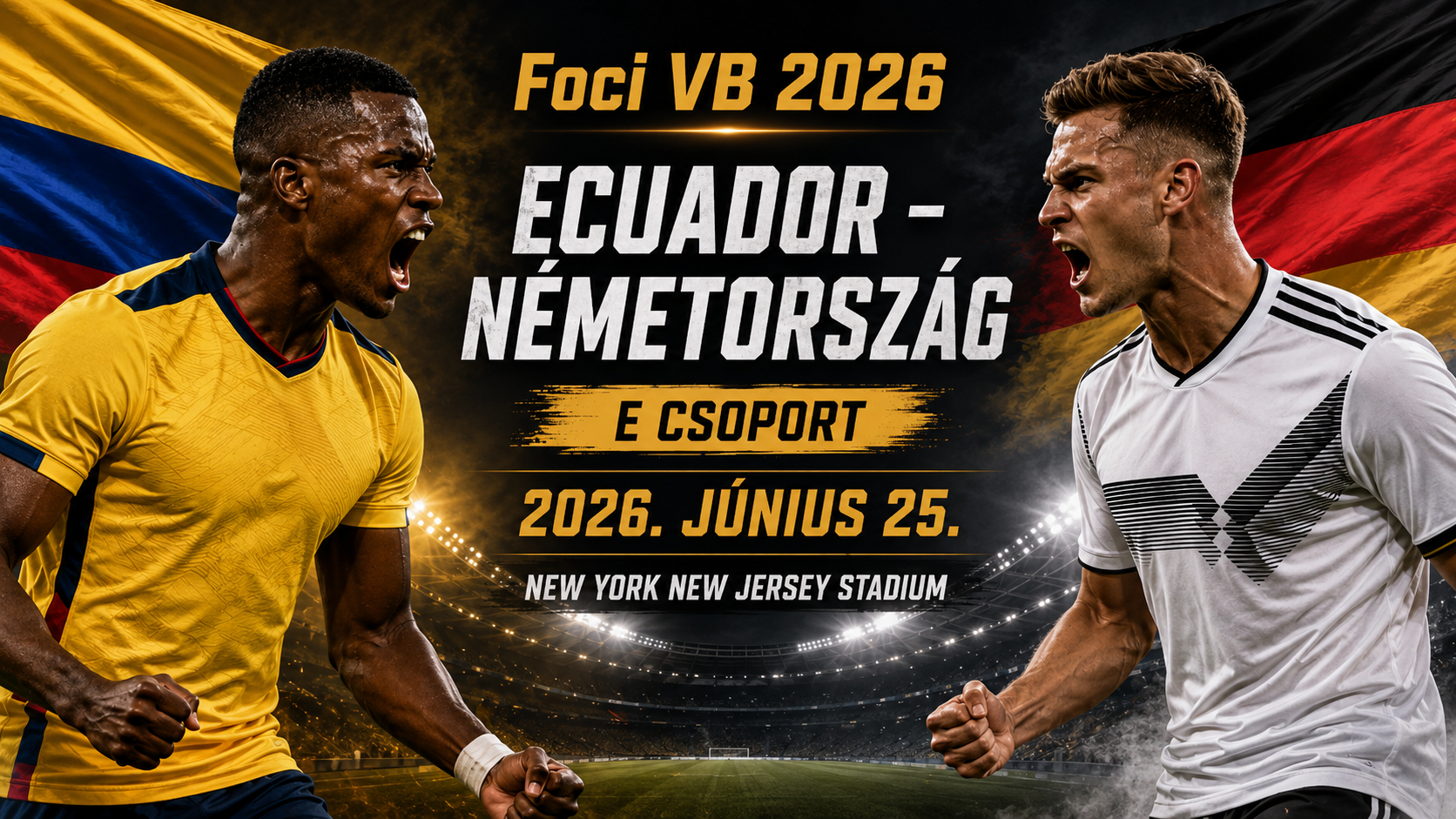 Foci VB 2026: Ecuador vs Németország