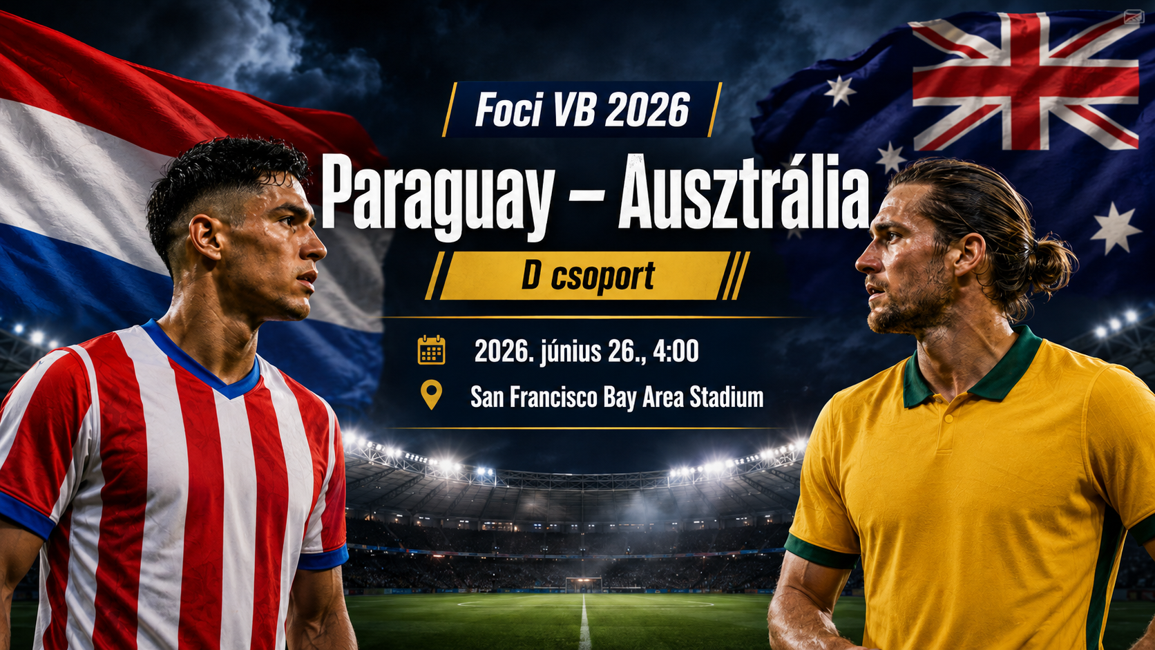 Paraguay – Ausztrália 2026 mérkőzés