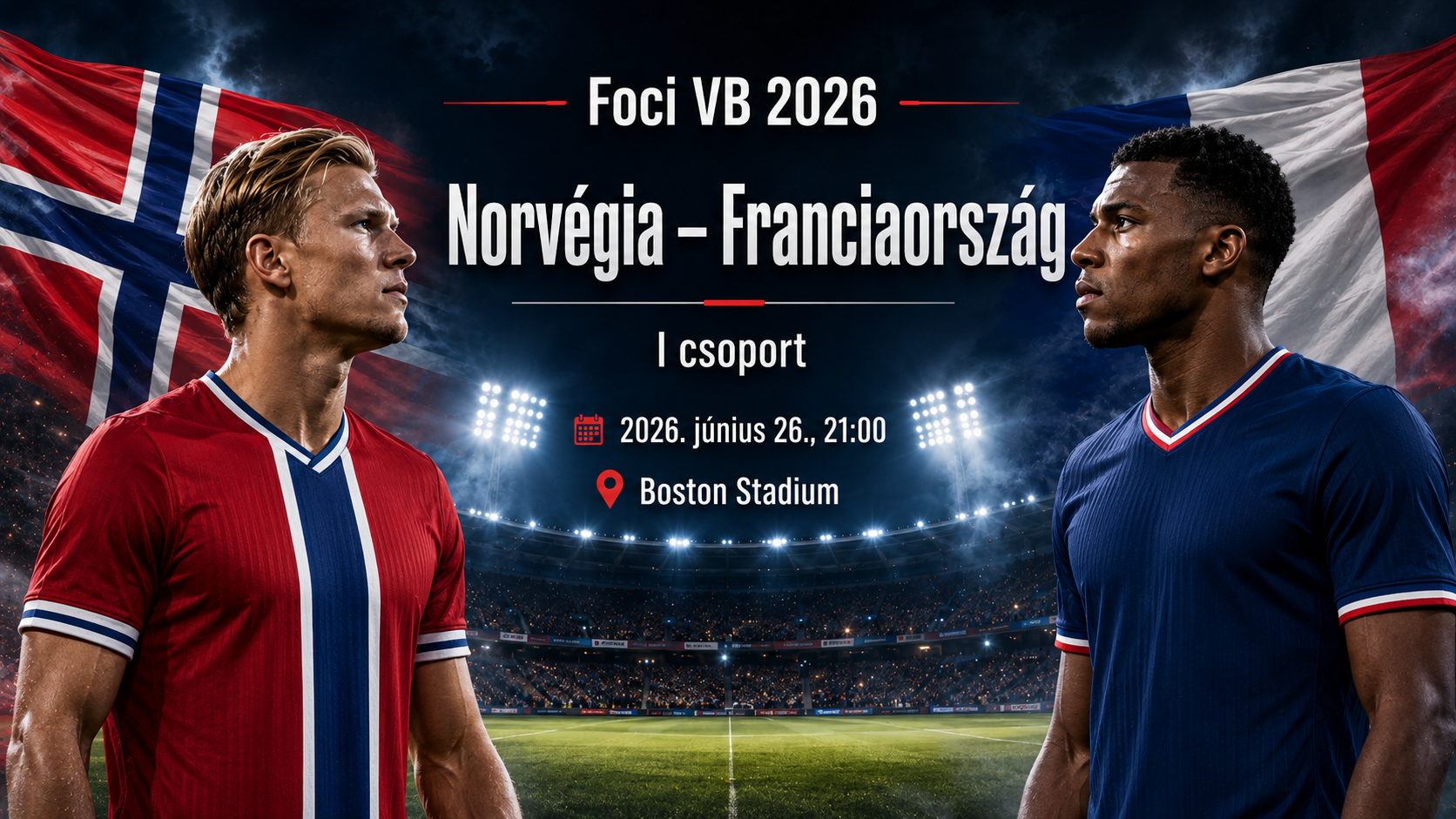 Foci VB 2026: Norvégia vs Franciaország