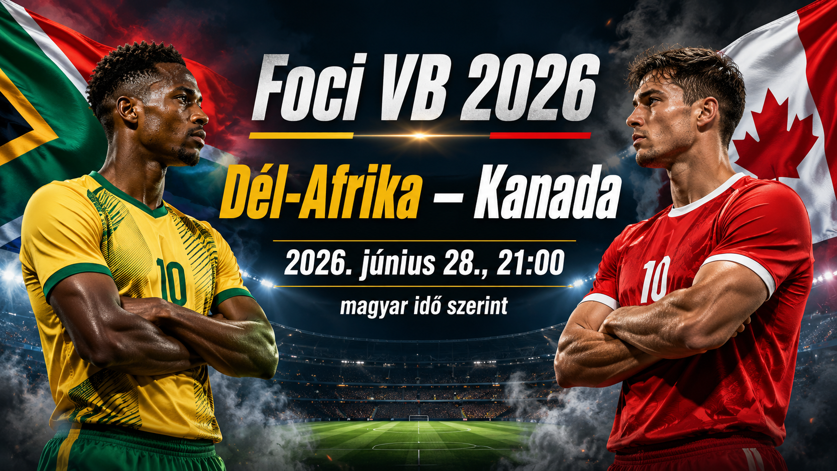 Foci VB 2026: Dél-Afrika - Kanada
