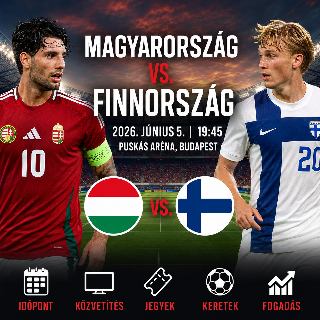 Magyar válogatott - Finn válogatott